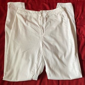 Fashion Nova white cotton jeans women’s size 13